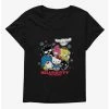 Hot Sale 👏 Boxlunch Hello Kitty And Friends Snowflakes 👩 Womens T-Shirt Plus Size ✨