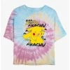 Best reviews of 🛒 Boxlunch Pokemon Pikachu Cracks A Joke Tie-Dye 👩 Womens Crop T-Shirt 😀