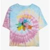 Cheap 😍 Boxlunch Pokemon Gotta Catch Eeveelutions Tie-Dye 👩 Womens Crop T-Shirt 🎉