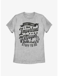 Flash Sale 🔔 Boxlunch Animal Crossing Mayor Stuff 👩 Womens T-Shirt 😉