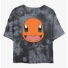Best reviews of 🌟 Boxlunch Pokemon Charmander Face Tie-Dye 👩 Womens Crop T-Shirt 🧨
