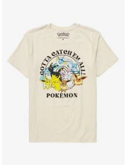 Best Sale 😉 Pokémon Gotta Catch ‘Em All Eeveelutions 👩 Women’s T-Shirt - BoxLunch Exclusive ⭐