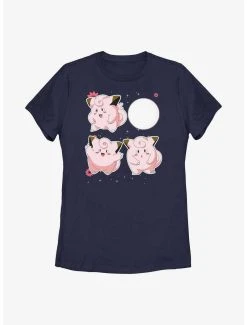 Wholesale 🎁 Boxlunch Pokemon Clefairy Emotes 👩 Womens T-Shirt ⌛