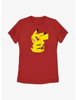 Best Pirce ✨ Boxlunch Pokemon Pikachu Back 👩 Womens T-Shirt 🎉