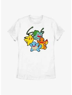 Budget 😀 Boxlunch Pokemon Kanto Group 👩 Womens T-Shirt 👍