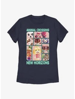 Promo ❤️ Boxlunch Nintendo Animal Crossing: New Horizons Box Up 👩 Womens T-Shirt 💯