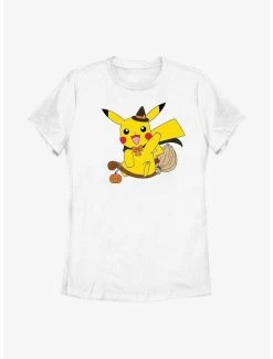 Best Pirce 🌟 Boxlunch Pokémon Witch Flying Pikachu 👩 Womens T-Shirt 😍