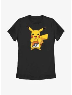 Wholesale 😀 Boxlunch Pokemon Pikachu Trick-Or-Treat 👩 Womens T-Shirt ✨