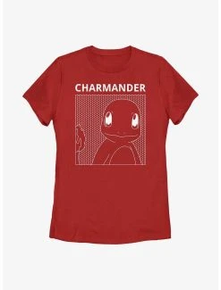 Hot Sale 👏 Boxlunch Pokémon Charmander Comic Box 👩 Womens T-Shirt ⌛