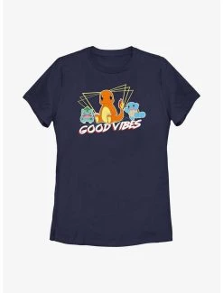 Top 10 😀 Boxlunch Pokémon Good Vibes Starters 👩 Womens T-Shirt ✨
