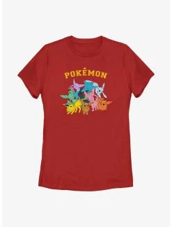 Flash Sale ✔️ Boxlunch Pokémon Gotta Catch Eeveelutions 👩 Womens T-Shirt 💯