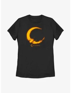 Deals 👍 Boxlunch Castlevania Moon Fire 👩 Womens T-Shirt 🔥