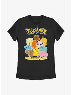Budget ⭐ Boxlunch Pokémon Gotta Catch 'Em All! 👩 Womens T-Shirt ✔️