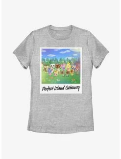 Discount 😀 Boxlunch Animal Crossing: New Horizons Island Getaway 👩 Womens T-Shirt ✨