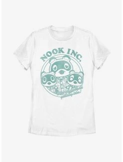 Best deal 😉 Boxlunch Animal Crossing: New Horizons Nook Inc. Getaway 👩 Womens T-Shirt ⌛