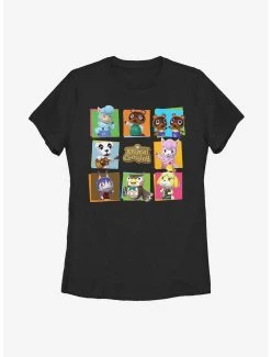 New 🥰 Boxlunch Animal Crossing Character Box Up 👩 Womens T-Shirt 👏