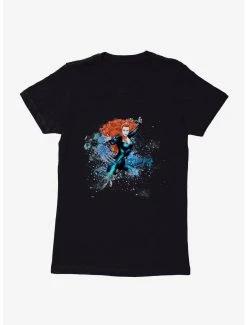 Hot Sale ❤️ Boxlunch DC Comics Aquaman Mera Fight Pose 👩 Womens T-Shirt 🔔