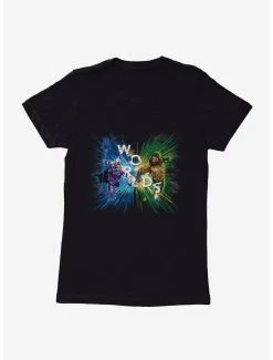 New 🎁 Boxlunch DC Comics Aquaman Worlds Collide 👩 Womens T-Shirt 🌟