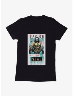 Buy 🔔 Boxlunch DC Comics Aquaman Savior Of The Seas 👩 Womens T-Shirt 🔔