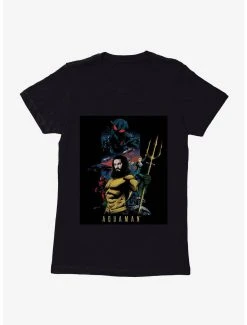 Outlet ✨ Boxlunch DC Comics Aquaman Heroes And Villains 👩 Womens T-Shirt 💯
