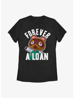 Wholesale 🛒 Boxlunch Animal Crossing Nook Forever A Loan 👩 Womens T-Shirt 🥰