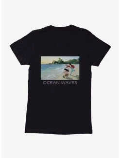Outlet 🔔 Boxlunch Studio Ghibli Ocean Waves 👩 Womens T-Shirt 😉