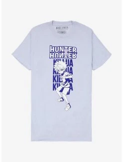 Budget ⌛ Hunter X Hunter Killua Zoldyck Battle Stance T-Shirt - BoxLunch Exclusive 👏