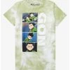 Hot Sale 🥰 Hunter X Hunter Gon Panel Portraits 👩 Women’s Tie-Dye T-Shirt - BoxLunch Exclusive ❤️