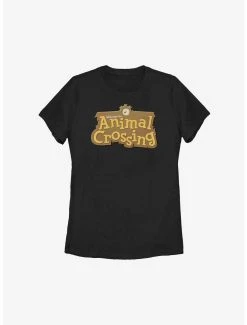 Best Sale 🛒 Boxlunch Animal Crossing Classic Welcome Sign 👩 Womens T-Shirt ✔️