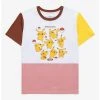 Best Pirce ⭐ Pokémon Pikachu Color Block 👩 Women's T-Shirt - BoxLunch Exclusive 💯