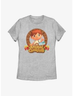 Budget 🥰 Boxlunch Animal Crossing: New Horizons Villager Emblem 👩 Womens T-Shirt ⌛