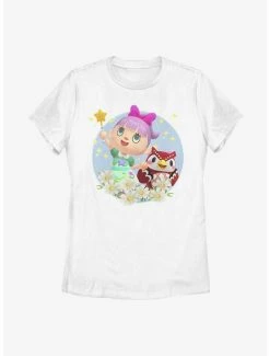 Wholesale 🔔 Boxlunch Animal Crossing: New Horizons Celeste Flowers 👩 Womens T-Shirt 😍