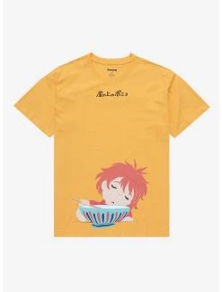 Discount 😀 Studio Ghibli Ponyo Sleeping Ramen Couples T-Shirt - BoxLunch Exclusive ✔️