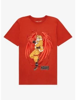 Buy 👏 My Hero Academia Hawks 👩 Women's T-Shirt - BoxLunch Exclusive ⌛