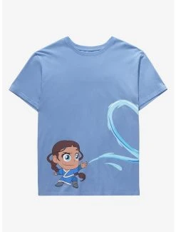 Best Sale 🤩 Avatar: The Last Airbender Katara Chibi Waterbending T-Shirt - BoxLunch Exclusive 🔔
