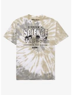 Promo ๐ Dr. Stone Chibi Kingdom Of Science Tie-Dye T-Shirt - BoxLunch Exclusive ๐