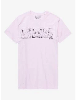 Best deal 💯 Spy X Family Anya Panel 👩 Women's T-Shirt - BoxLunch Exclusive 😍
